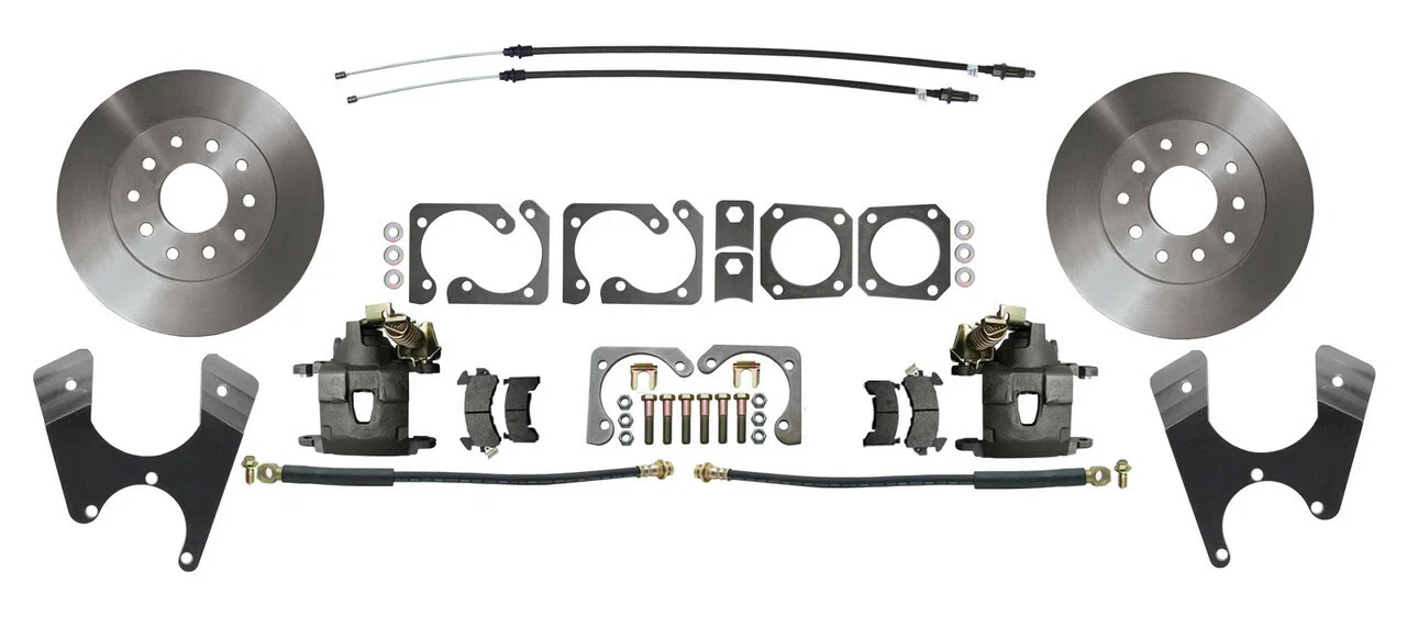 Fits 1964-1972 GM A Body 10_12 Rear Disc Brake Conversion w_ Std Rotors DBK1012